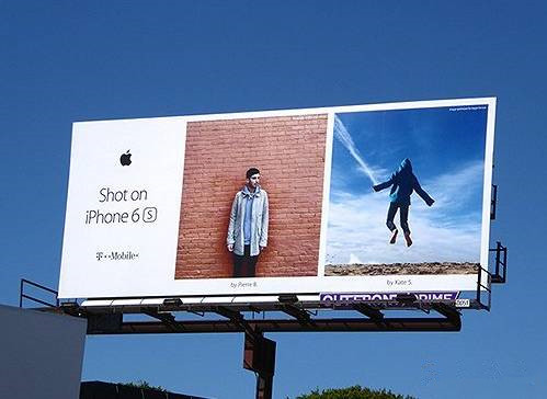 蘋(píng)果公交站牌廣告