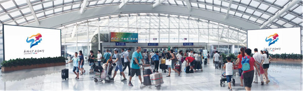 北京首都機場LED屏廣告 北京首都機場LED屏廣告