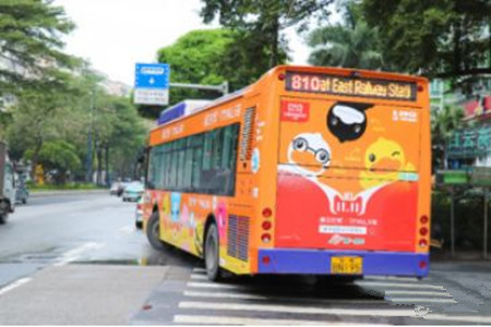 膜法世家廣州公交車(chē)廣告