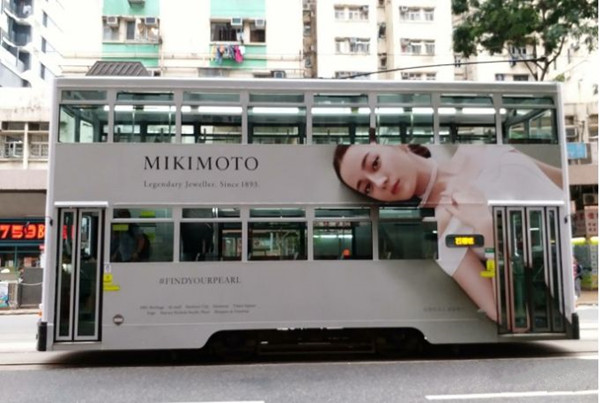 MIKIMOTO御木本珠寶香港公交車(chē)廣告 MIKIMOTO御木本珠寶香港公交車(chē)廣告