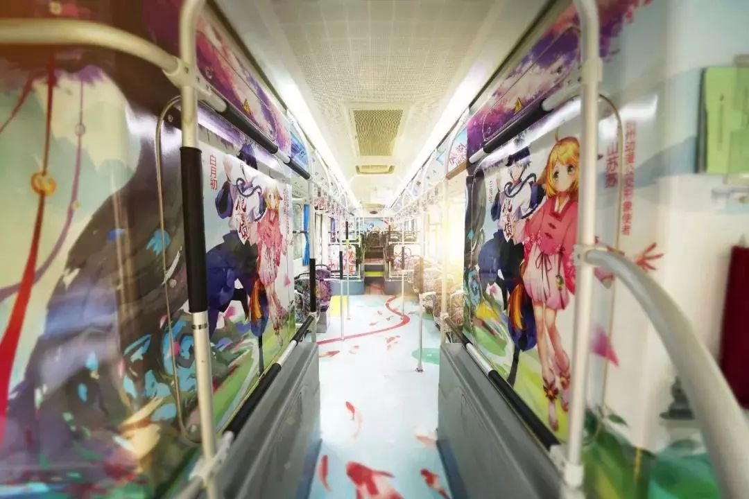 狐妖小紅娘動漫杭州公交車廣告 狐妖小紅娘動漫杭州公交車廣告