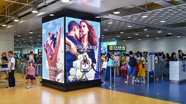 機(jī)場包柱廣告