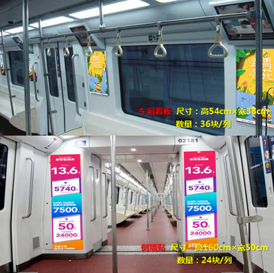 西安地鐵列車(chē)廣告