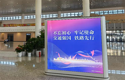 惠州北站落地燈箱廣告