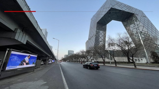 北京三環(huán)國貿(mào)燈箱圍擋大牌廣告投放，北京大屏廣告價(jià)格