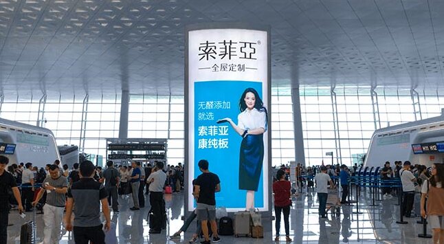 武漢機場T3航站樓出發(fā)區(qū)有哪些優(yōu)質(zhì)燈箱媒體？