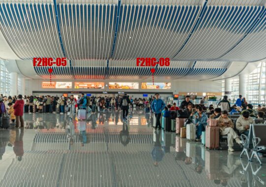 第一戶外傳媒-大理站-二樓候車廳墻面燈箱 