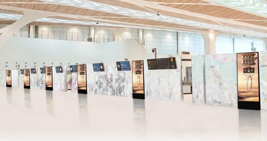 第一戶外傳媒廣州白云機(jī)場(chǎng)刷屏機(jī)廣告